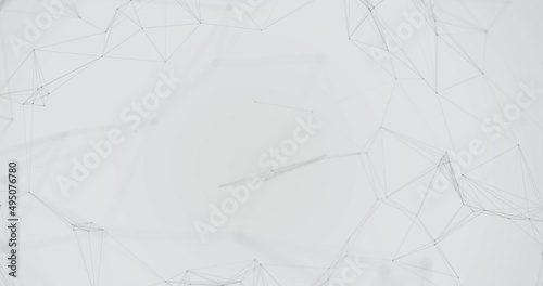 Abstract white black blue polygon geometric motion graphics illustration background professional business presentation wallpaper with pyramid triangle pattern