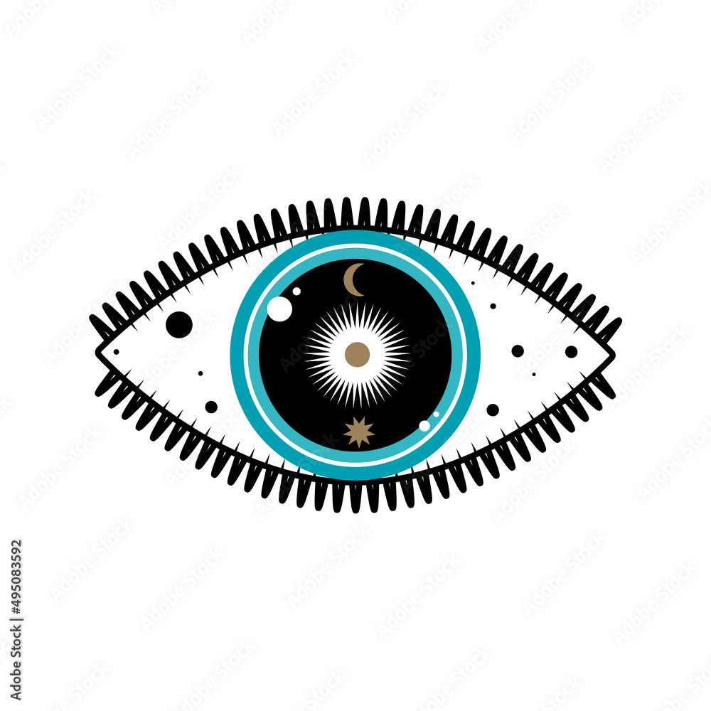 Minimalist Boho Eye Talisman Symbol Abstract Evil Eye Sign Design T Shirt Print Tarot Card Icon Template Minimalist Boho Eye Talisman Symbol Abstract Evil Eye Sign Design T Shirt Print Tarot Card Icon Template