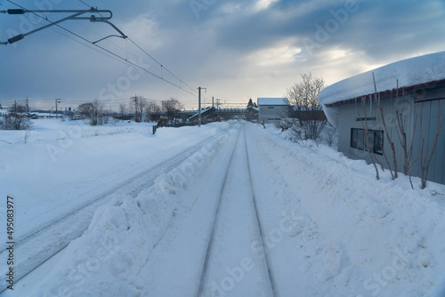 雪国の車窓