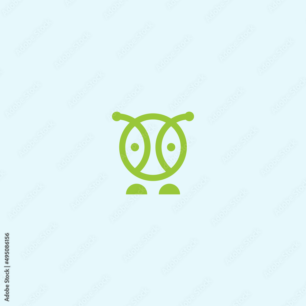 grasshopper robot logo or technology logo grasshopper robot logo or technology logo