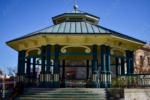 Large Pavilion In A Town Square  photo
