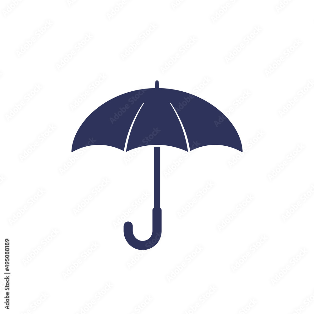 umbrella icon on white, vector umbrella icon on white, vector