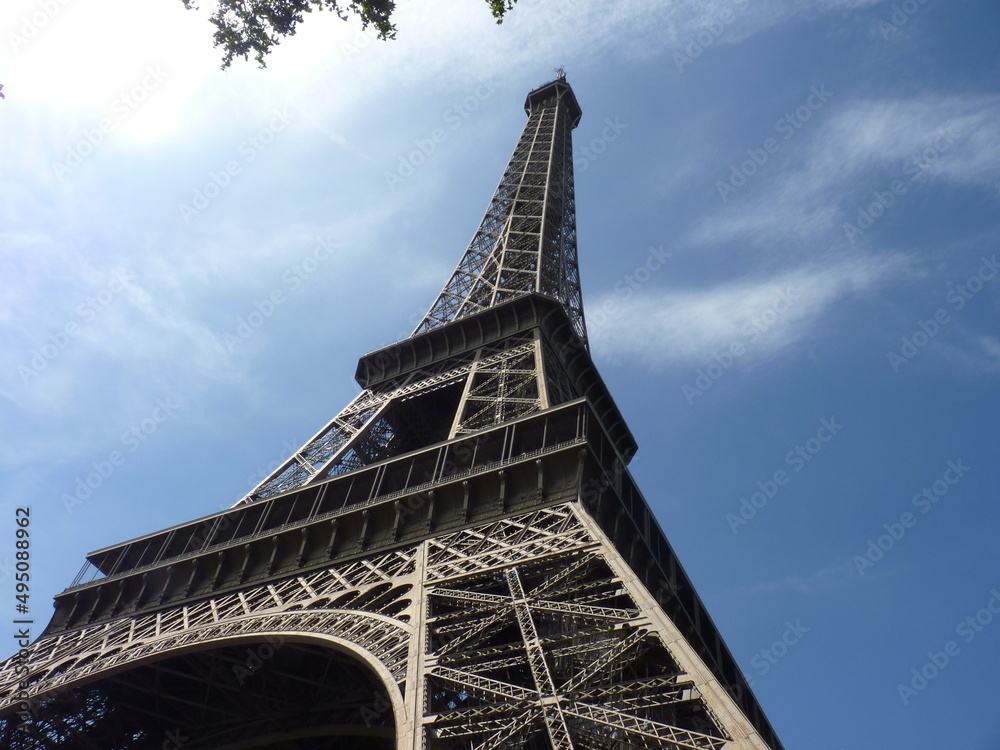 Paris with its iconic buildings and representative objects, Disneyland and more