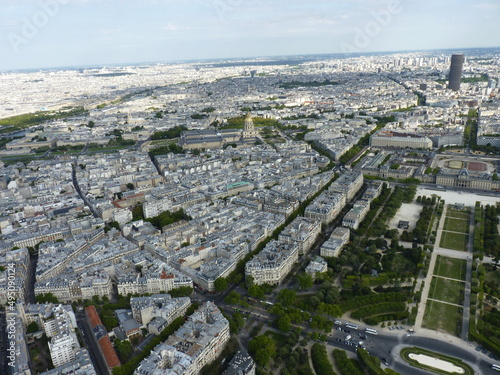 Paris with its iconic buildings and representative objects  Disneyland and more