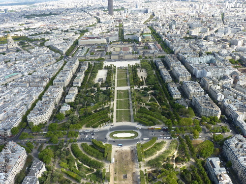 Tableau sur toile Paris with its iconic buildings and representative objects, Disneyland and more