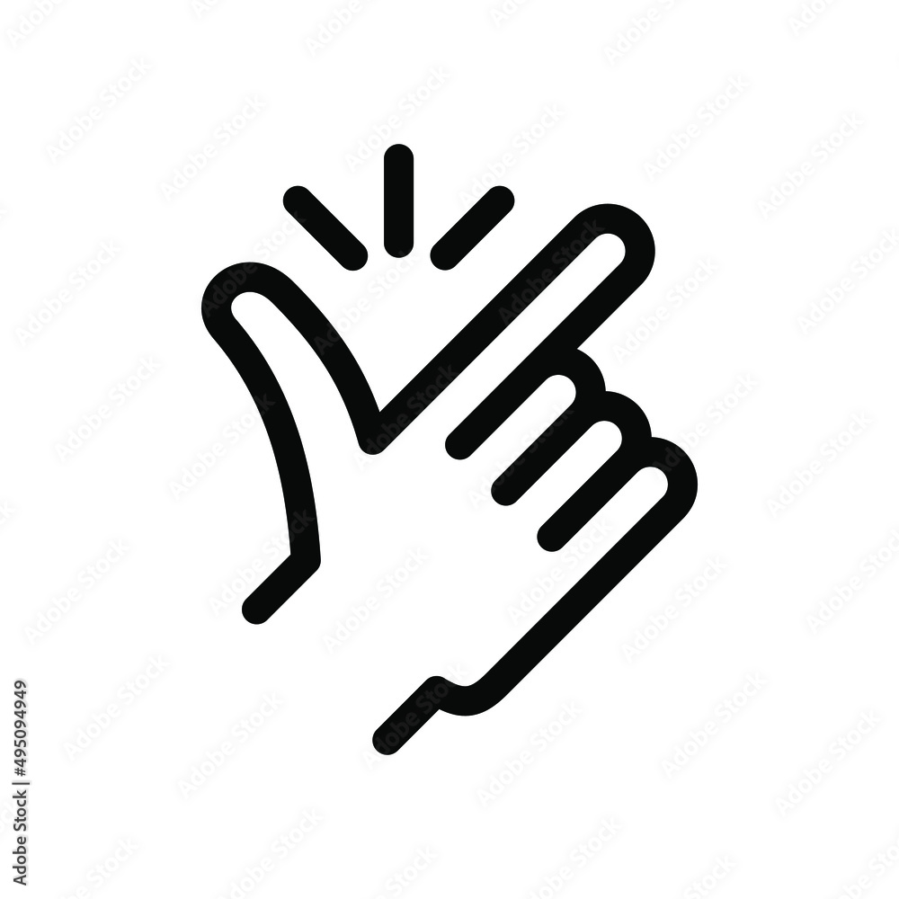 Thumb and index fingers up, hand pointing gesture Thumb and index fingers up, hand pointing gesture