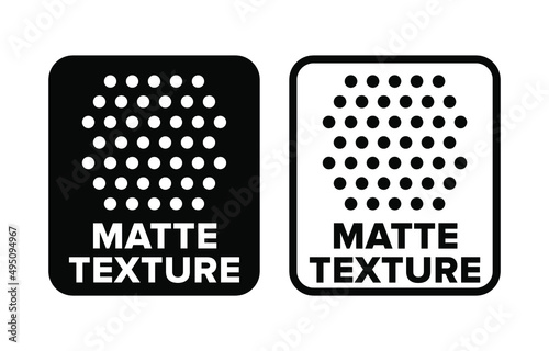 "Matte Texture" vector information sign