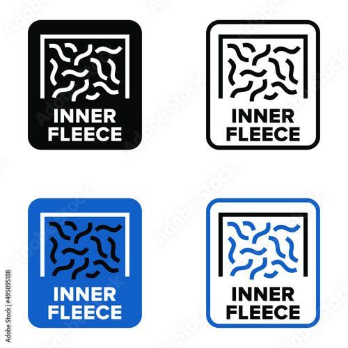 "Inner Fleece' vector information sign