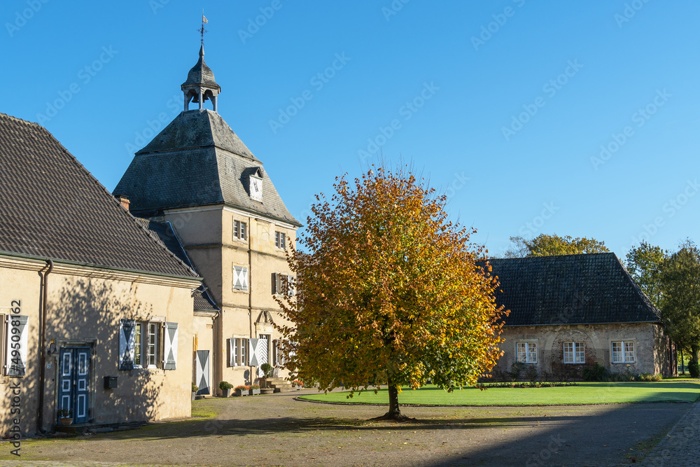 Fototapeta premium Schloss Westerwinkel - herbstliche Impressionen, Nordrhein-Westfalen