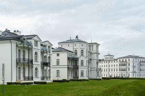 Strandvillen im Ostseebad Heiligendamm, der weißen Stadt am Meer, Mecklenburg-Vorpommern