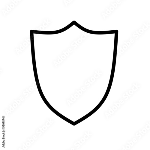 shield protection icon.shield icon vector with simple design