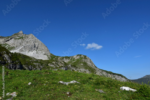 mountain landscape with sky