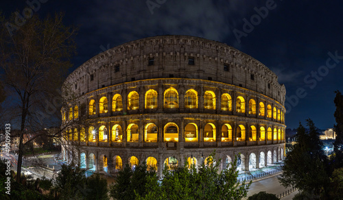 Colosseum at Night photo
