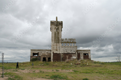 old abandoned building in epecuen, designed by francisco salamone