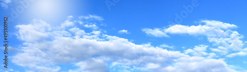 Fototapeta Naklejka Na Ścianę i Meble -  blue sky and white cloud