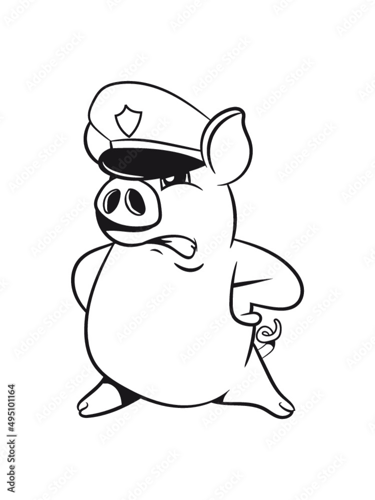 Fototapeta premium Schwein Ferkel sau 