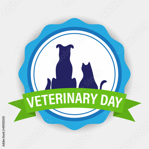 Vector illustration for world veterinary day