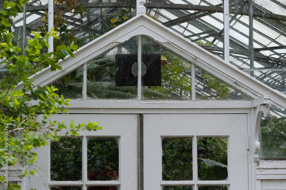 greenhouse entrance