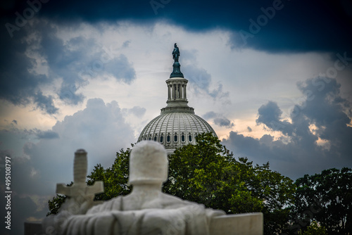 Storm over Capitol