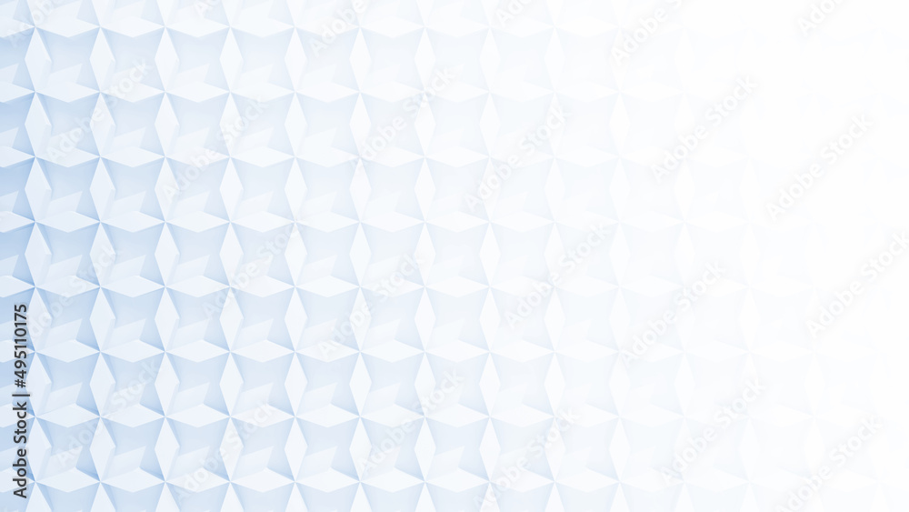 Naklejka premium Abstract diamond pattern on white background,abstract high relief diamond,3d rendering