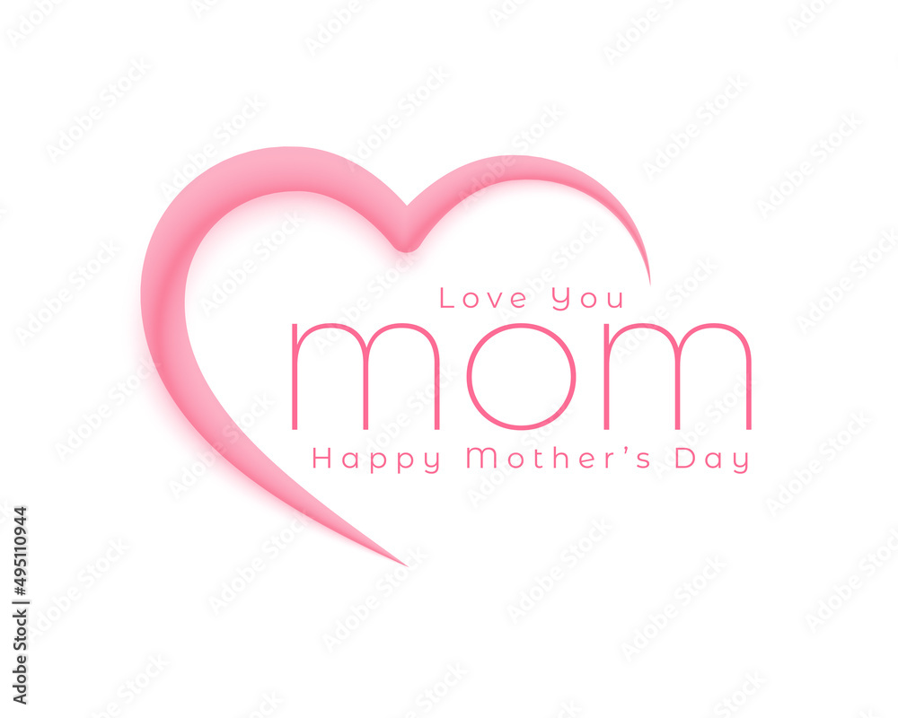 elegant mothers day heart card beautiful design elegant mothers day heart card beautiful design