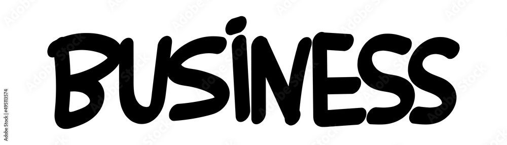 Naklejka premium motivational words written by hand with basic colors black and white