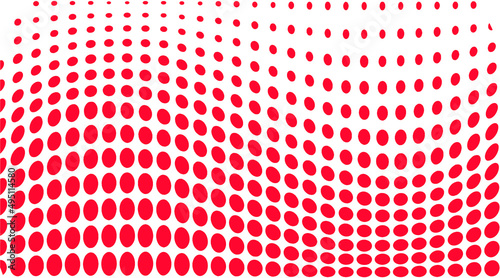 Polka dot pop art halftone pattern 