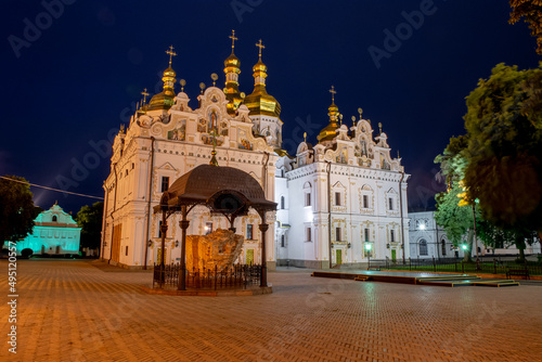 Dormition Cathedral of ancient cave monastery of Kyiv Pechersk Lavra in Kyiv, the capital of Ukraine © Serhii