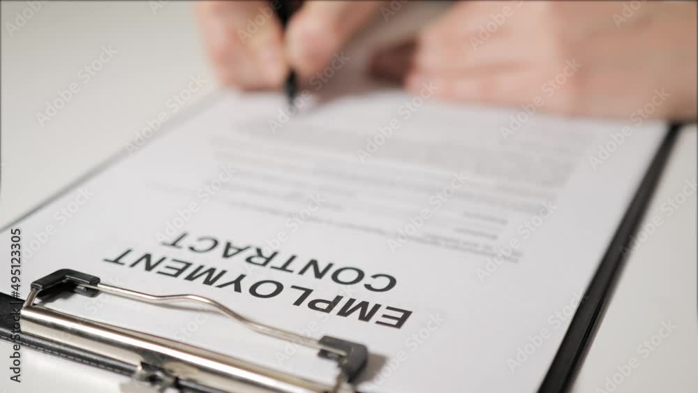 employment contract. The employer and employee sign an approved employment contract. The right person has been found. The vacancy is closed. employment contract. The employer and employee sign an approved employment contract. The right person has been found. The vacancy is closed.