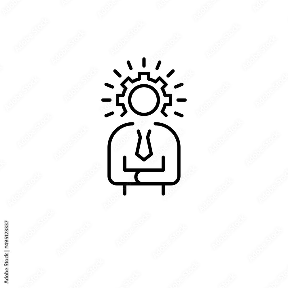 Stress Management icon in vector. logotype