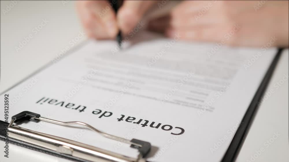 employment contract French-speaking languages. The employer and employee sign an approved employment contract. The right person has been found. The vacancy is closed.