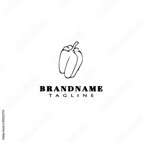 habanero chili peppers logo template icon vector illustration