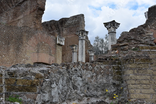 The ruins of Villa Adriana, Tivoli Italy  © oscar