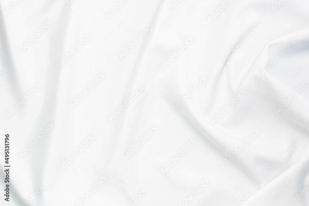 white fabric texture background,crumpled white cloth background.
