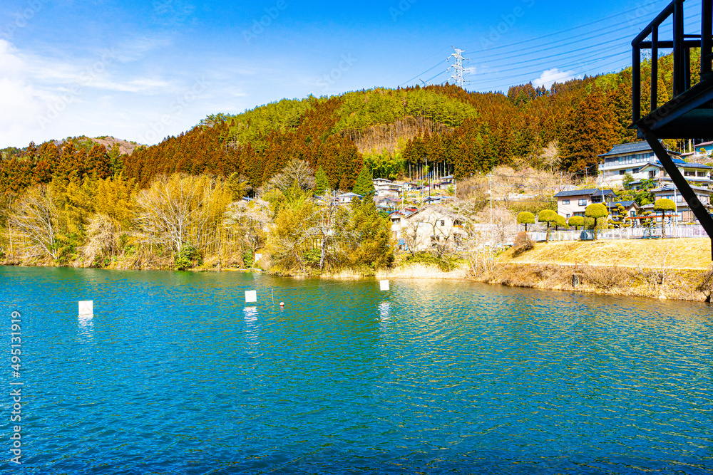 中之条ダム（四万川） Stock Photo Adobe Stock