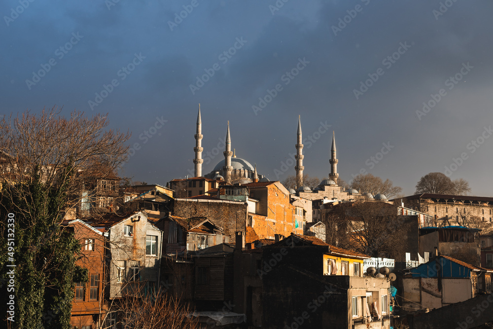 Suleymaniye mosque in Istanbul