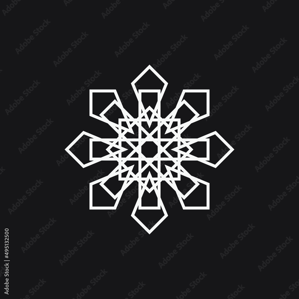 Islamic ornament design.