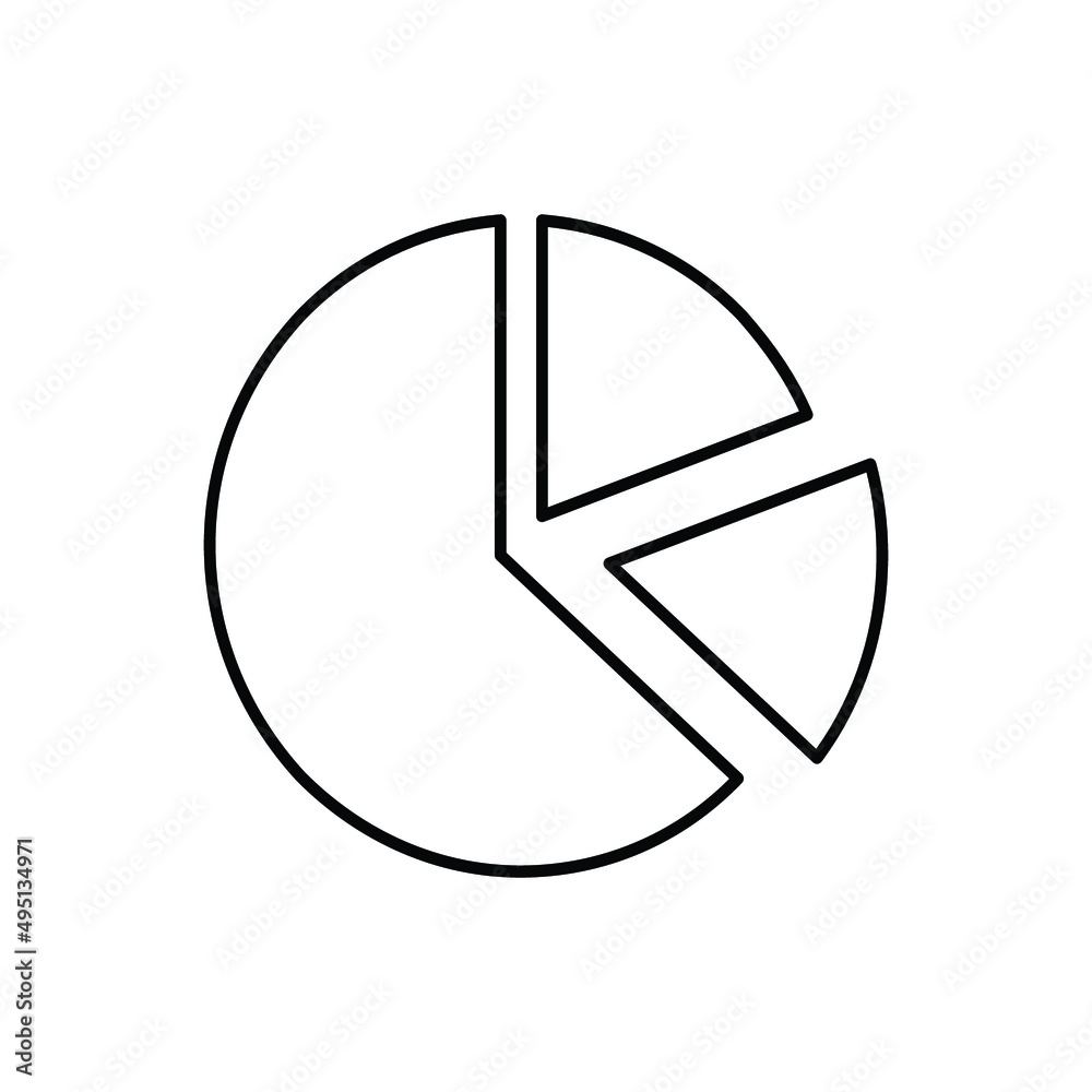 Pie chart icon, Business chart icon Pie chart icon, Business chart icon