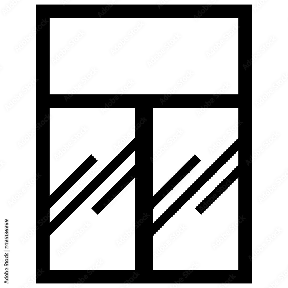 Window wall icon
