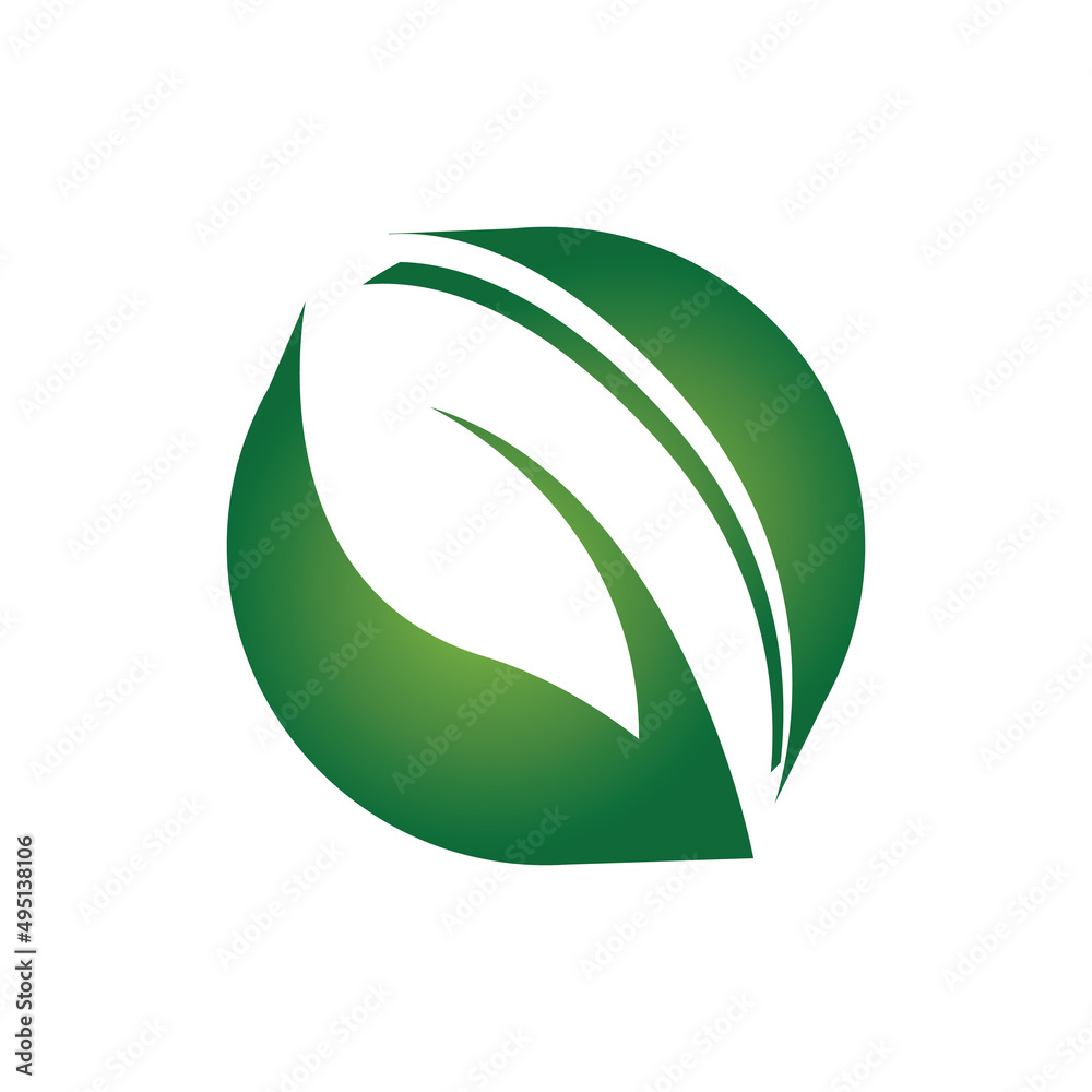 leaf logo vector template symbol and design icon leaf logo vector template symbol and design icon