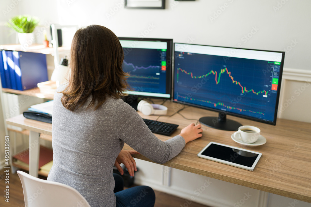 Gen z person in the trading business Gen z person in the trading business