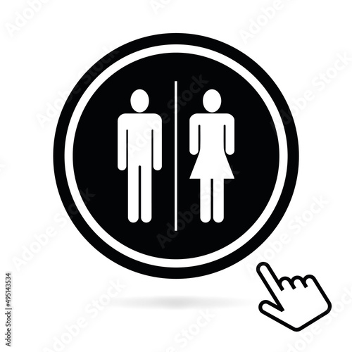 Logo toilettes.