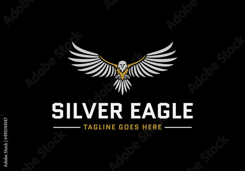 eagle logo design. logo template