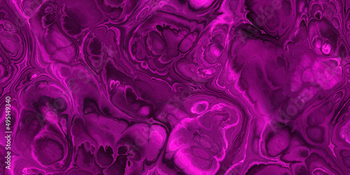 melting morphing electric fuchsia seamless tile, luxurious background design, repeatable