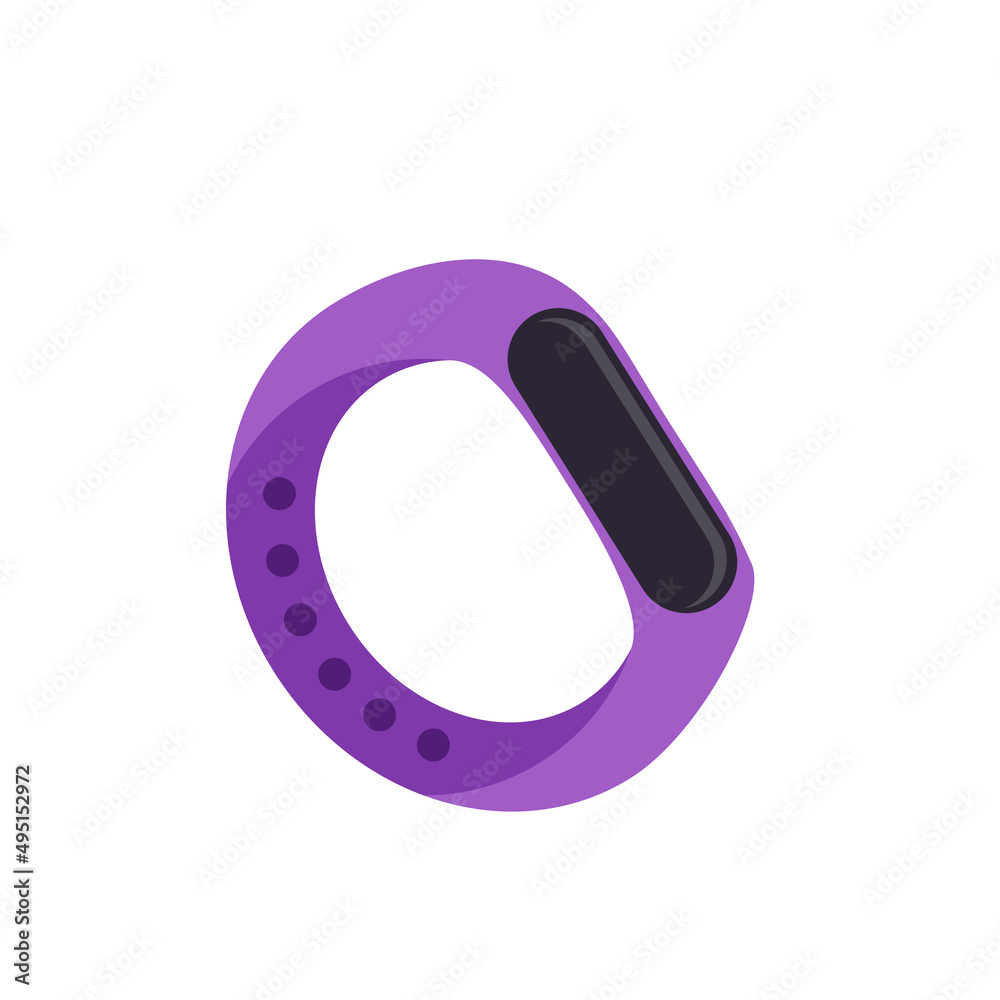 Fitness Bracelet for yoga. Vector cartoon illustration. Fitness Bracelet for yoga. Vector cartoon illustration.