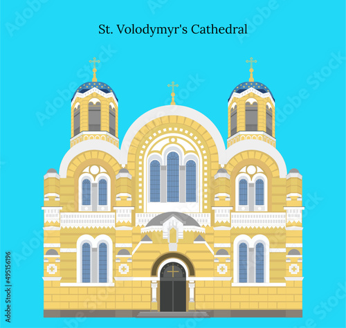St. Volodymyr's Cathedral in Kyiv, Ukraine