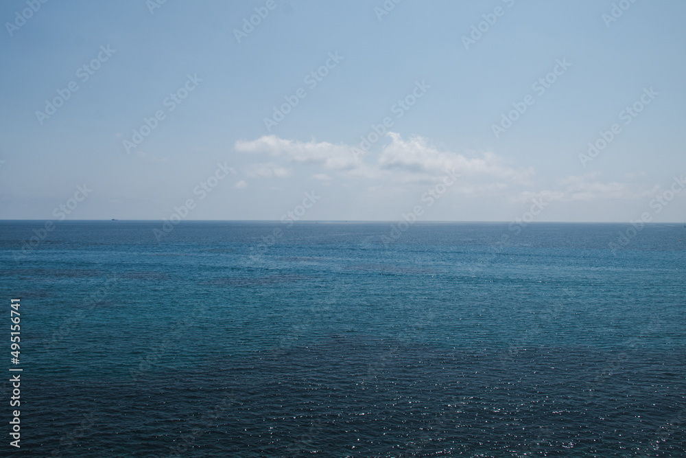 Extent of the calm Mediterranean Sea near the Corsican coast Extent of the calm Mediterranean Sea near the Corsican coast