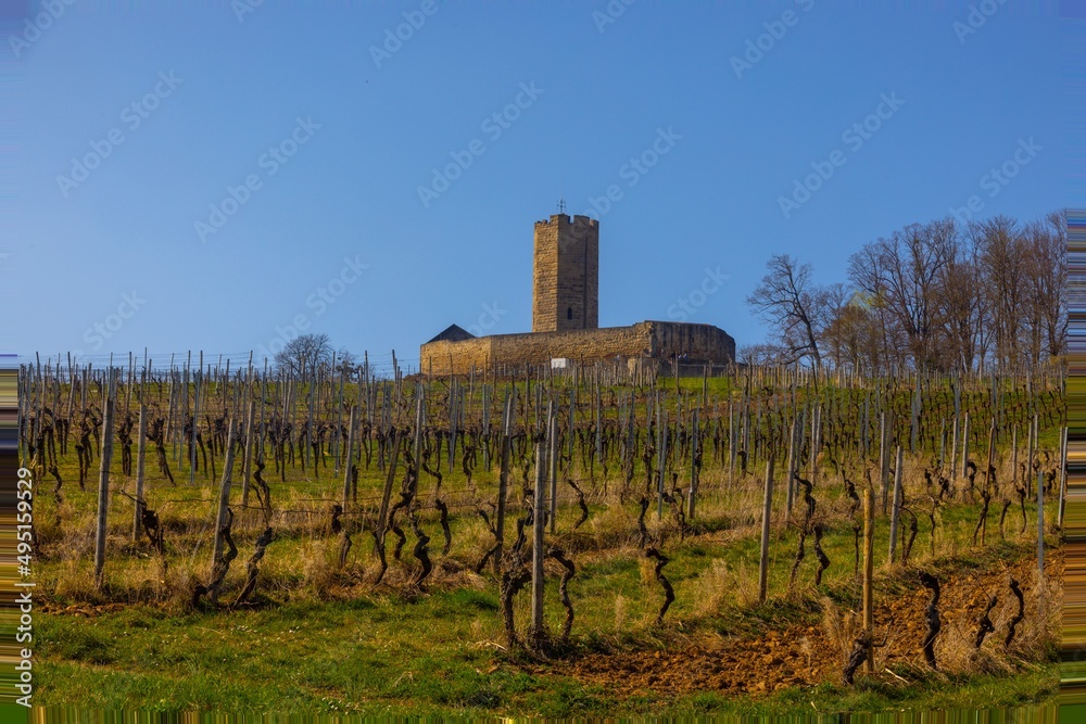 Φωτογραφία The Castle Steinsberg near Sinsheim, Kraichgau Region, Baden-Württemberg, German
