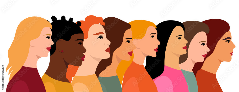 woman portrait flat design, isolated, vector woman portrait flat design, isolated, vector