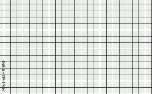 White background with painted black cells  imitation of checkered workbooks for schoolchildren